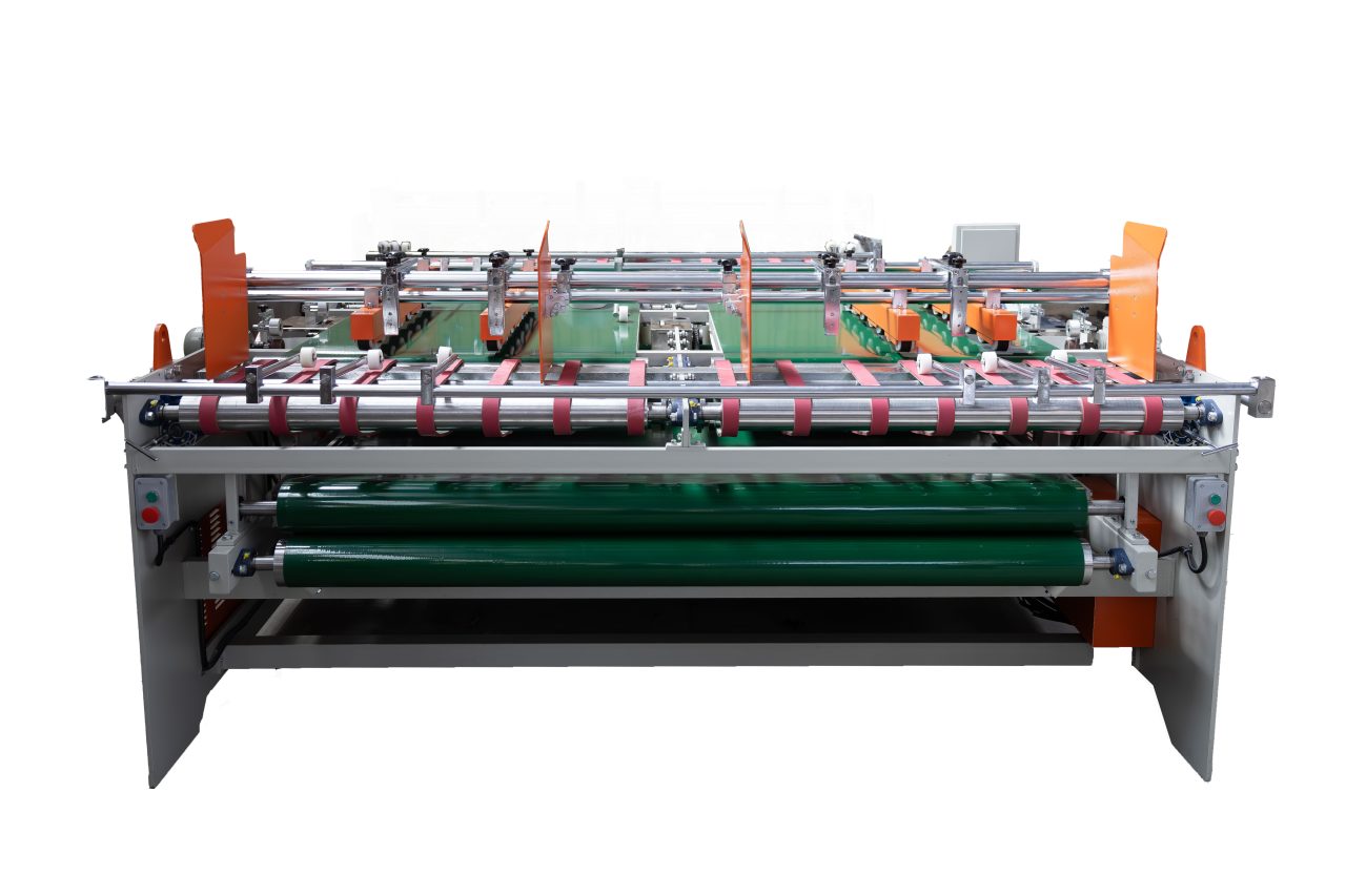 Packaging with a Semi-Automatic Folder Gluer (Two Lines)